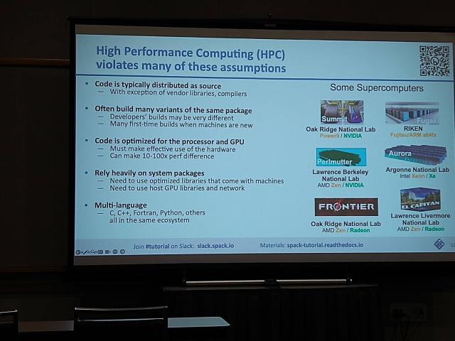 Why HPC needs special-purpose package managers rather than using distribution package managers.