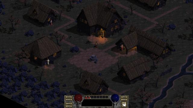 Classic Diablo screenshot on Linux