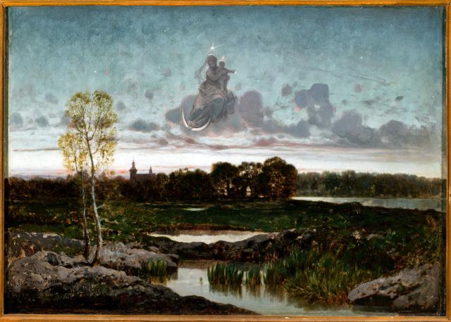 "Morning Star" by Józef Szermentowski (1874).

Józef Szermentowski, Public domain, via Wikimedia Commons. Color edits.