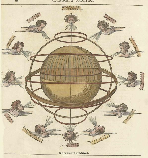 "The Armillary Sphere" by Albrecht Dürer (1525).

Albrecht Dürer, Public domain, via Wikimedia Commons.