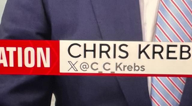 News media using the new X logo for Twitter handles