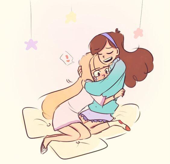 Mabel and Pacifica being doing gay thing