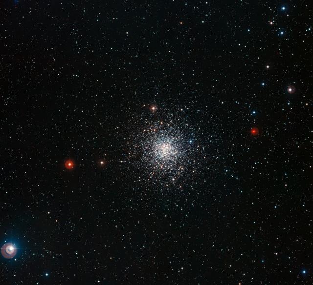 "The globular star cluster Messier 107."

ESO/ESO Imaging Survey, CC BY 4.0, via Wikimedia Commons.