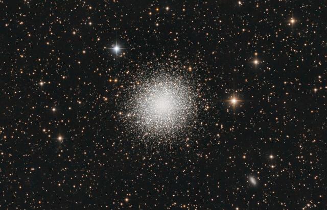 "Great Globular Cluster in Hercules (M13) photographed from Tõrva, Estonia."

Nielander, CC BY-SA 4.0, via Wikimedia Commons.