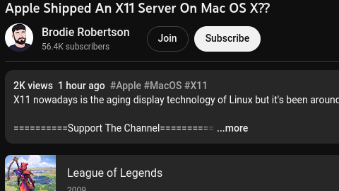 YouTube mislabeling video as League of Legends (?)