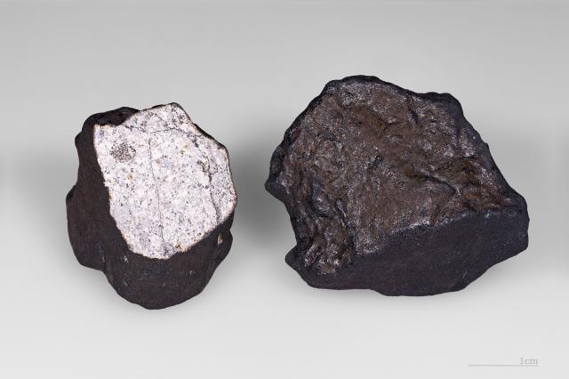 Fragment of the Chelyabinsk Meteorite that fell on February 15, 2013 in Russia.

Muséum de Toulouse, CC BY-SA 4.0, via Wikimedia Commons.