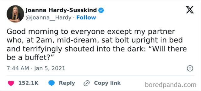 saying stuff in your sleep