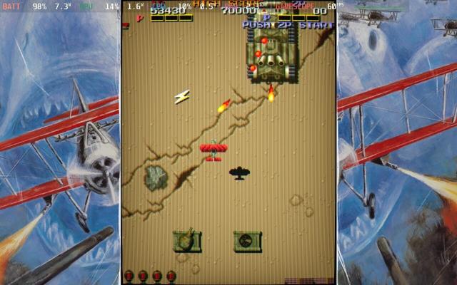 Pictured - Fire Shark on Steam Deck