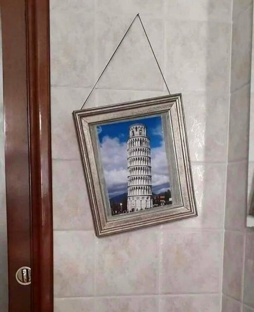 leaning pisa not leaning