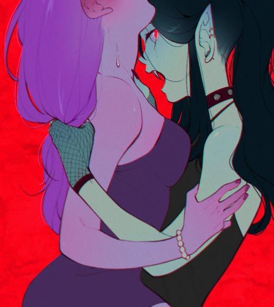 Marciline & Bubblegum being doing gay thing