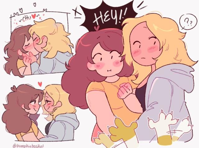 Bee and Fionna being doing gay thing