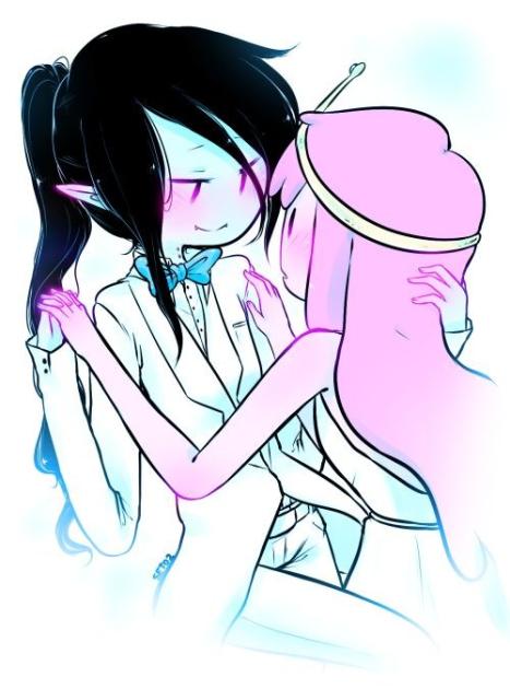 Marciline & Bubblegum being doing gay thing