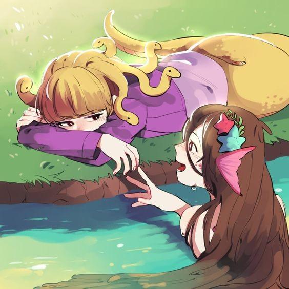 Mabel and Pacifica being doing gay thing