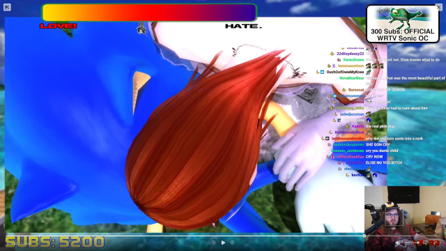 Elise is sad that Sonic is dead