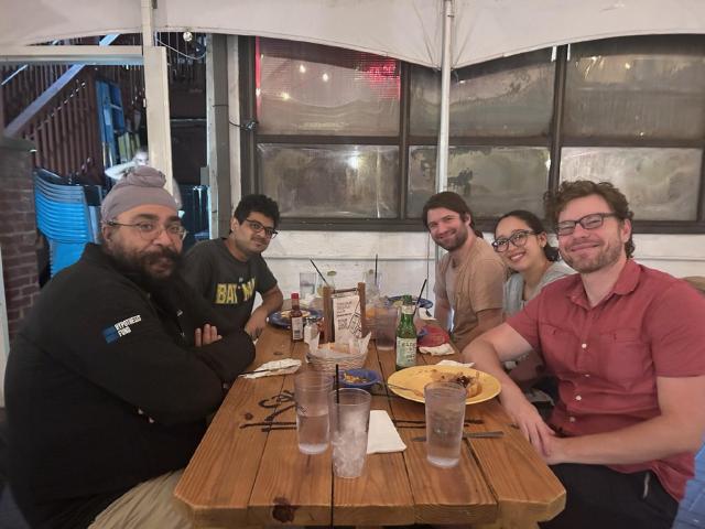 Dinner photo with Harmit