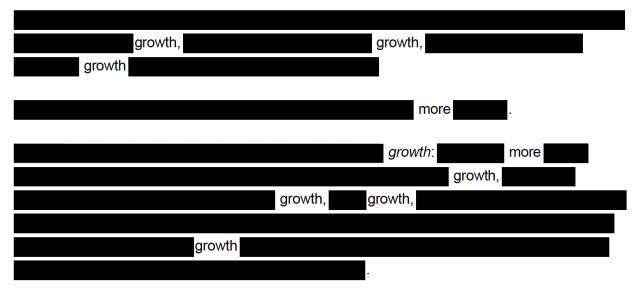 screenshot of redacted manifesto