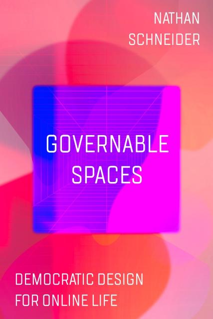 Cover of a book called Governable Spaces