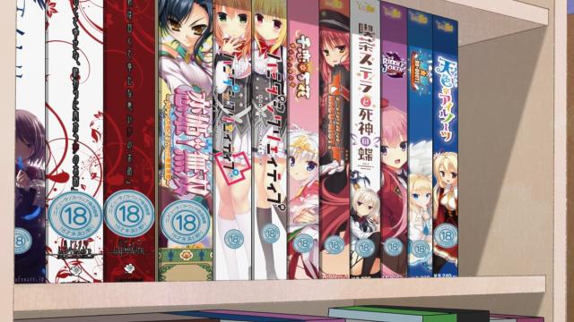 Screenshot of 16bit Sensation of Konoha's collection of games, including Aoi Tori, Koihime Musou, Wagamama High Spec, Senren Banka, Dracu Riot, Riddle Joker, Tenshi Souzou, and Amairo Islenauts