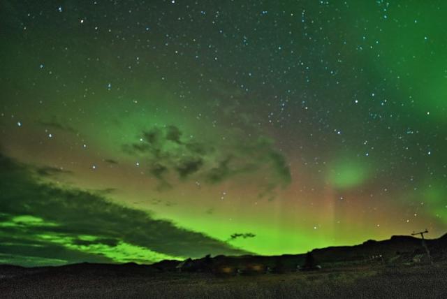 A fine display of the Aurora last night over Kinlochbervie. Sutherland, Scotland.