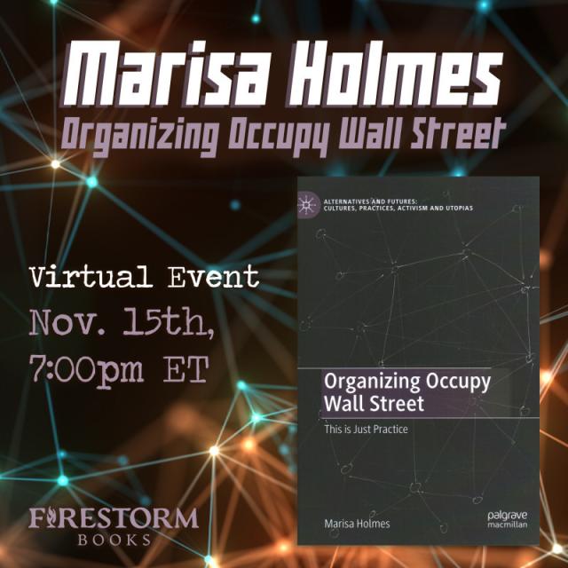 Marisa Holmes event flyer