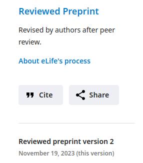 Screencap of the missing Download button for an eLife article