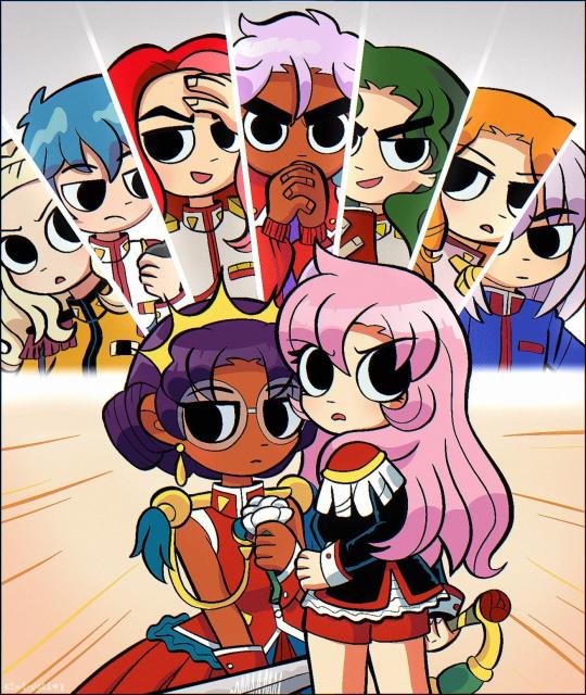 
utena x anthy being doing gay thing
