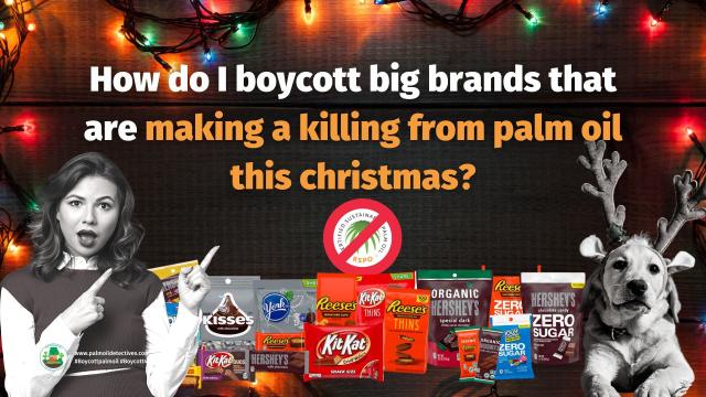 This #Christmas use your wallet as a weapon. Shop #palmoilfree because for 20 years big brands have used "sustainable" #palmoil. Yet ALL palm oil grown on land is laced with #ecocide and #extinction! Instead you should #Boycottpalmoil #Boycott4Wildlife. https://palmoildetectives.com/2021/02/09/brands-using-deforestation-palm-oil/