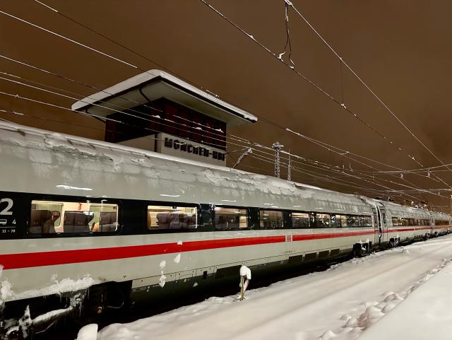 Frosted ICE train