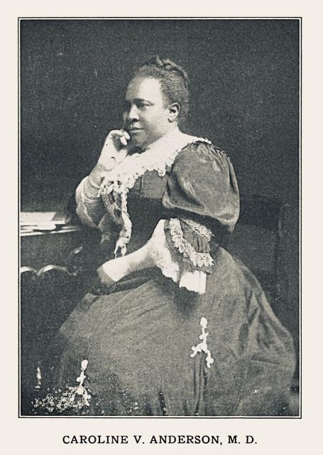 Portrait of Caroline Still Anderson, from "Who's Who in Philadelphia" by Charles Frederick White. Anderson was one of the first black women physicians in the United States.