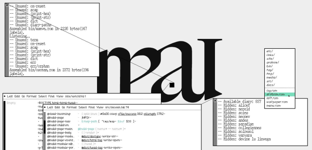 Building running and reading the resulting source code in the text editor.