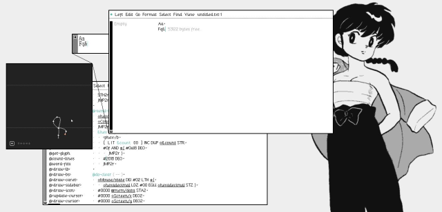 Sending ascii characters from grail to two programs.