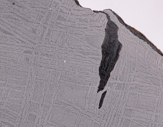 Etched slice of the Zaragoza Iron Meteorite that was found in Spain (1950s). 

Miguel Calvo, CC0, via Wikimedia Commons.