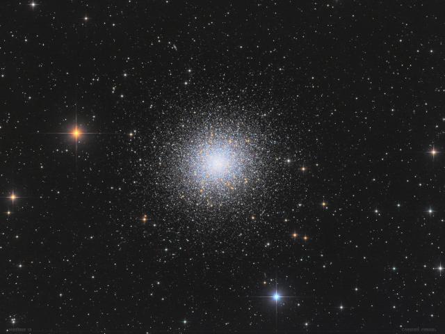 "Messier 13 - The Hercules Globular Cluster."

Carsten Frenzl from Deutschland, CC BY 2.0, via Wikimedia Commons or Flick: https://flic.kr/p/2m45CuV