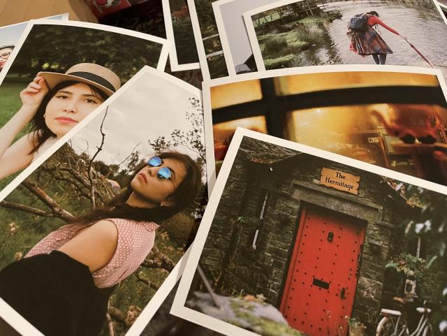 Nine 10x15cm matte prints with a white border featuring analog photos I’ve taken throughout 2023.