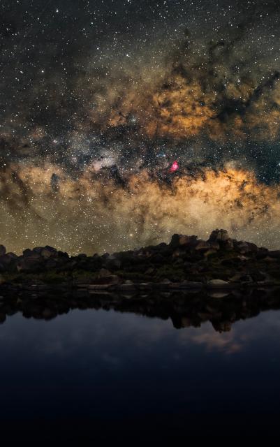 "Milky Way over Barruecos."

Astrocld, CC BY 4.0, via Wikimedia Commons.