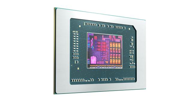 An AMD processor render