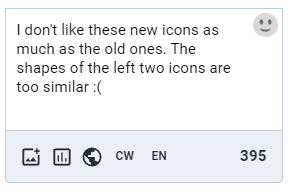 Screenshot of Mastodon compose box