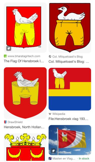 It’s a hen wearing pants