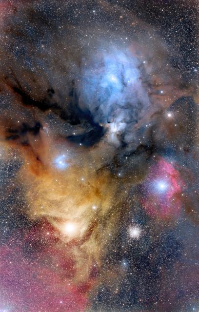 "Antares and Rho Ophiuchi."

Adam Block/Steward Observatory/University of Arizona, CC BY-SA 4.0, via Wikimedia Commons.