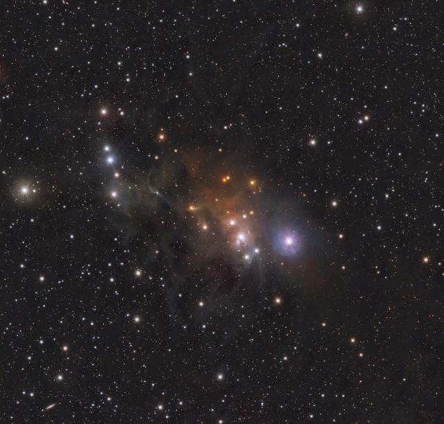 Chamaeleon Cloud, or IC 2631.

ESO/Meingast et al., CC BY 4.0, via Wikimedia Commons.