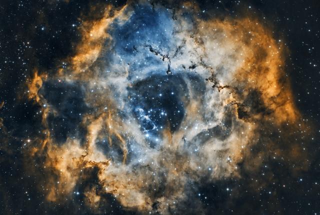 Rosette Nebula (also known as Caldwell 49).

Nielander, CC0, via Wikimedia Commons.