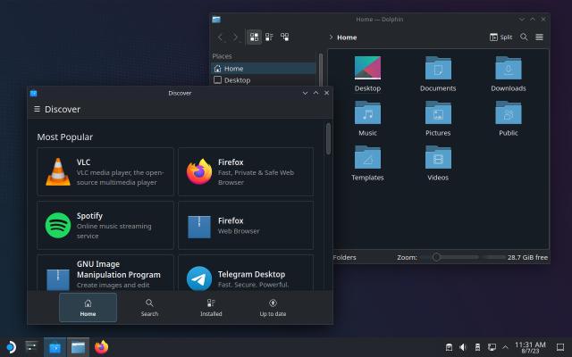 KDE Plasma desktop screenshot