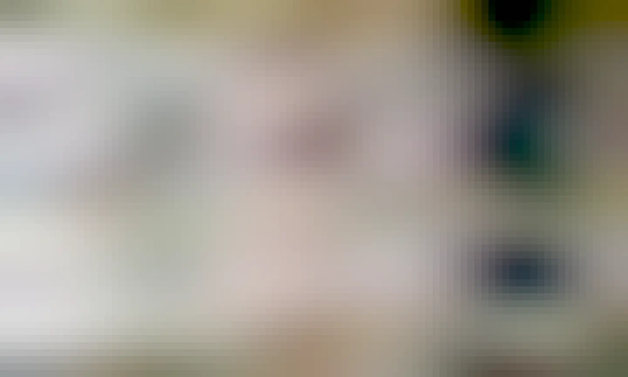 A drawing of lichen on paper, next to the geometric shapes