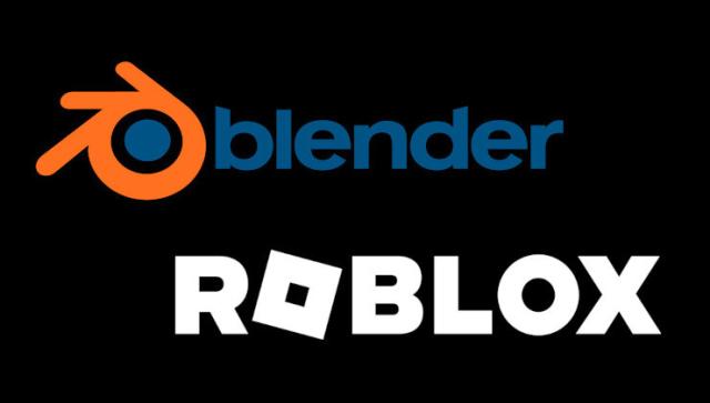 Blender and Roblox logos
