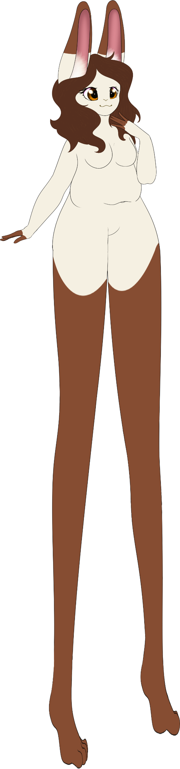 bune with VERY long legs