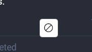 that same icon overlayed over the mastodon web UI
