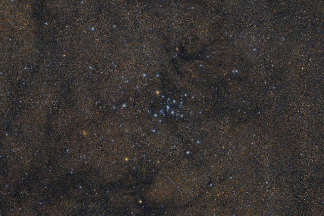 "Messier 7 / M7 / NGC 6475 / The Ptolemy Cluster NGC 6453."

Horizon Productions SFL, PDM-owner, via Wikimedia Commons or Flickr: https://flic.kr/p/2p7YSmy