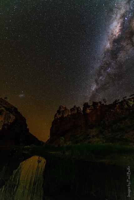 "Milky Way - Finke River."

Paul Balfe, CC BY 2.0, via Wikimedia Commons.