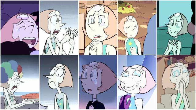 compilations of screenshots of pearl crying