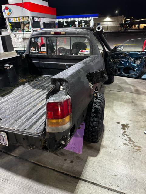 it’s a ute!  it’s also clearly varying levels of fucked!